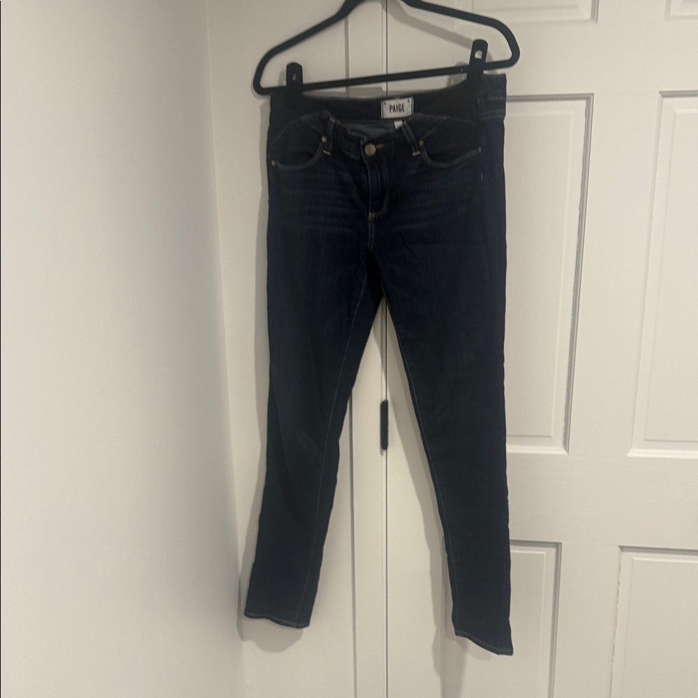 PAIGE Women's Midnight Blue Skinny Jeans